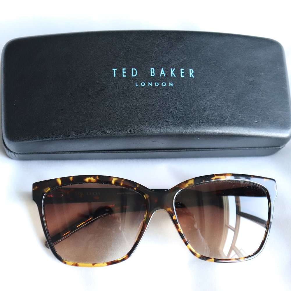 Ted Baker Tortoise Shell Square Sunglasses